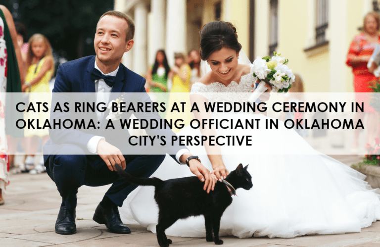 Cats as Ring Bearers at a Wedding Ceremony in Oklahoma